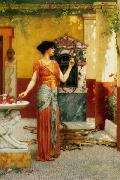 John William Godward The Bouquet oil painting picture wholesale